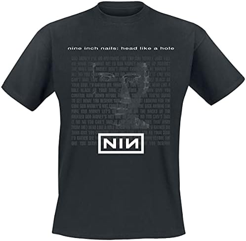 Amazon.com: Nine Inch Nails Unisex T-Shirt: Head Like A Hole - XX